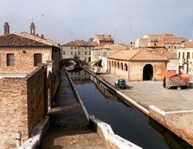 veduta di comacchio