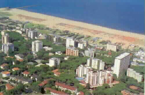 veduta panoramica del lido degli estensi